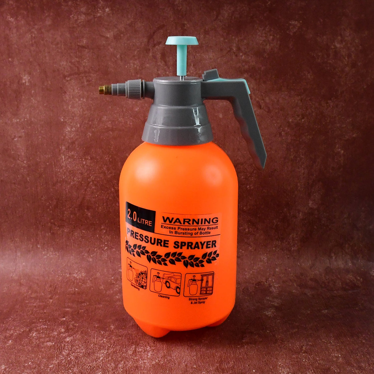 Water Sprayer Hand-held Pump Pressure Garden Sprayer - 2 L (Mix Color)