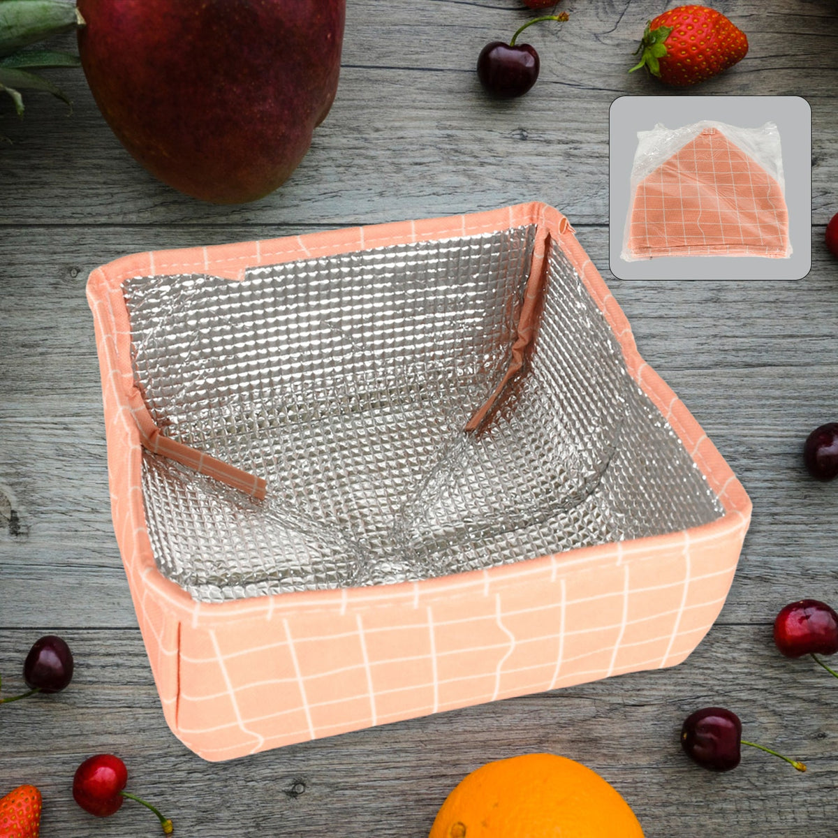 Foldable Food Cover – Anti-Dust & Heat Preservation (20x20 Cm)