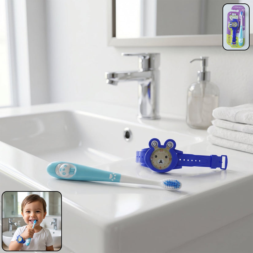 cute kids toothbrush toy set