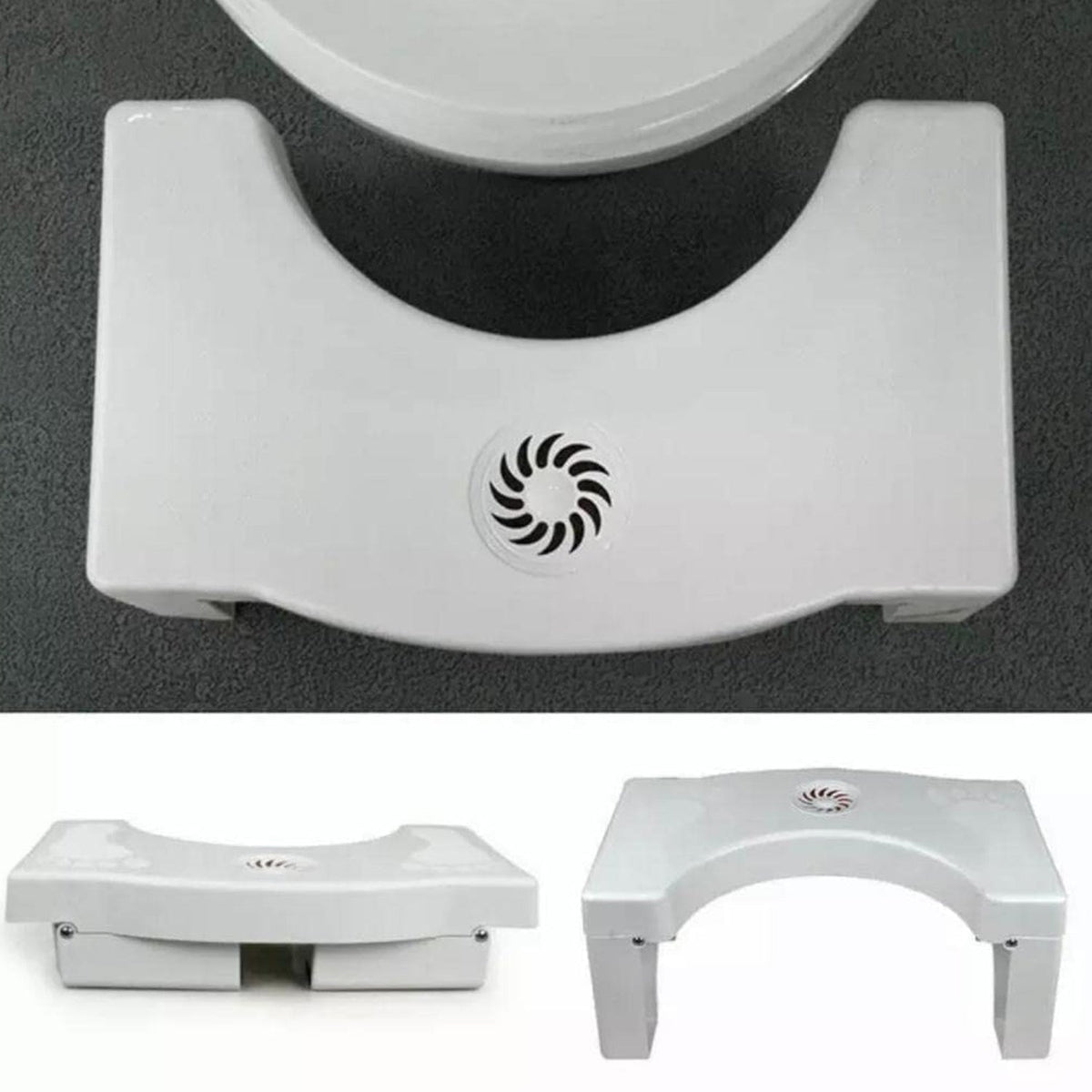 Plastic Non-Slip Folding Toilet Squat Stool