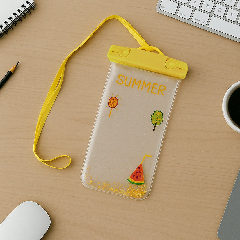 Waterproof Phone Pouch with Belt for All Android & iPhone Models (Mix Color)