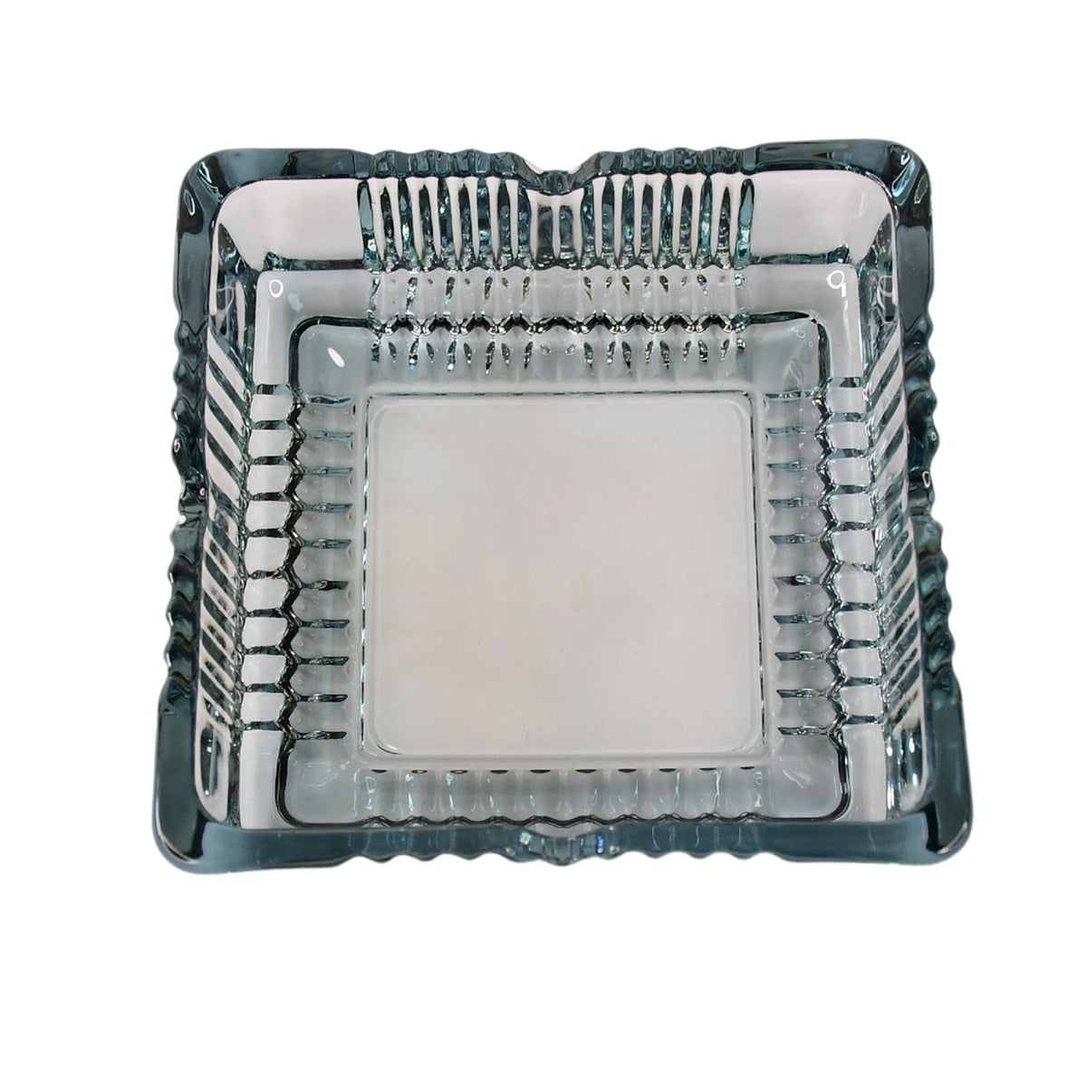Square Glass Misti Crystal Quality Cigar Cigarette Ashtray
