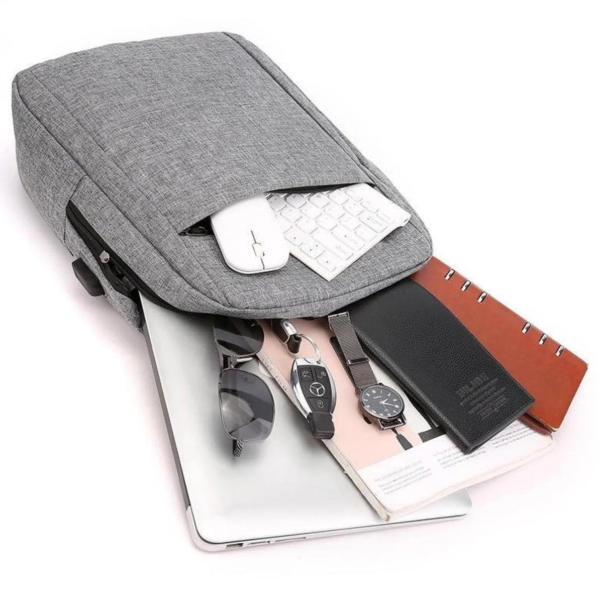 Laptop Bag With Adjustable Shoulder Strap & Storage Pockets