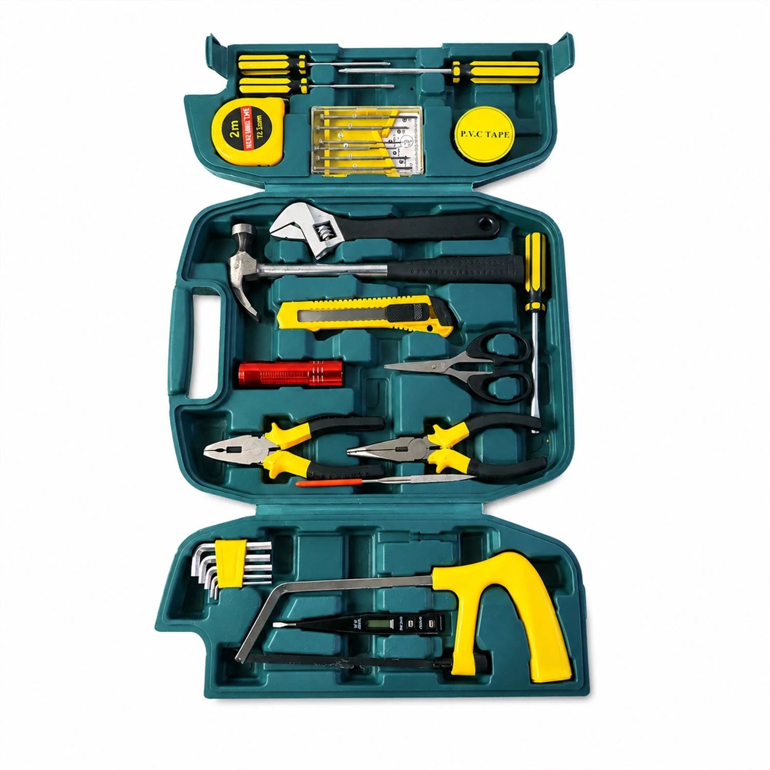 Multi Purpose Hand Tool Kit Set With Carry Case For Home Repair (1 Set)