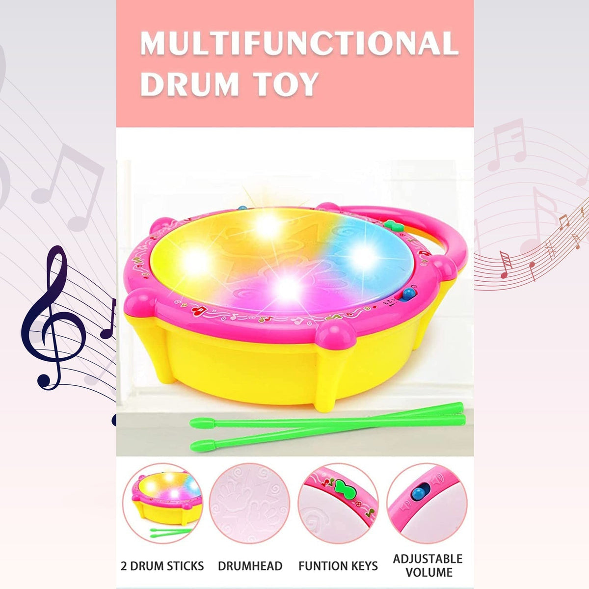 Flash drum for toddlers