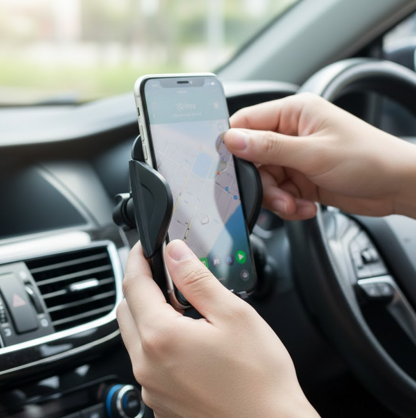 Car-Vent Mobile Holder Easy To Hold Smartphone