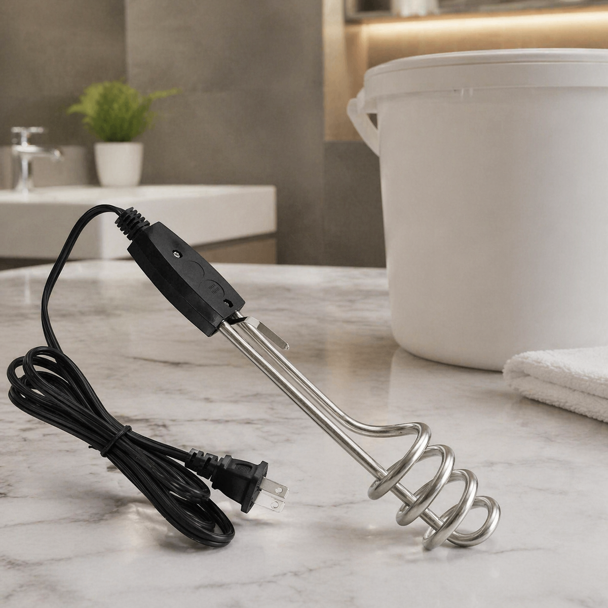 1000W-220V Water Heater Portable Electric Immersion Element Boiler