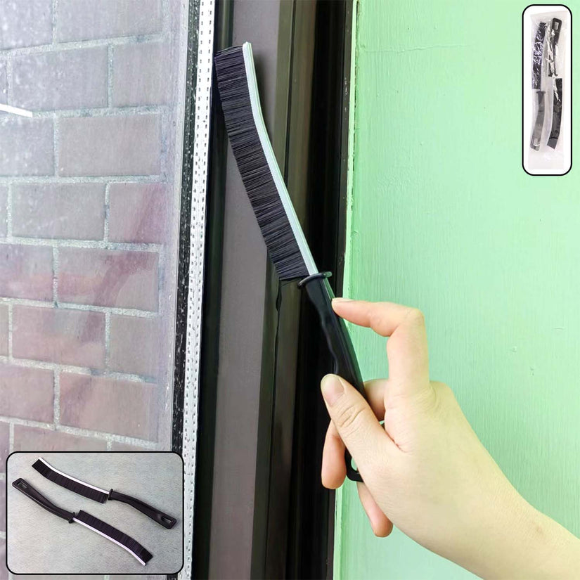 Long Handle Corner Cleaning Brush (2 Pc Set)