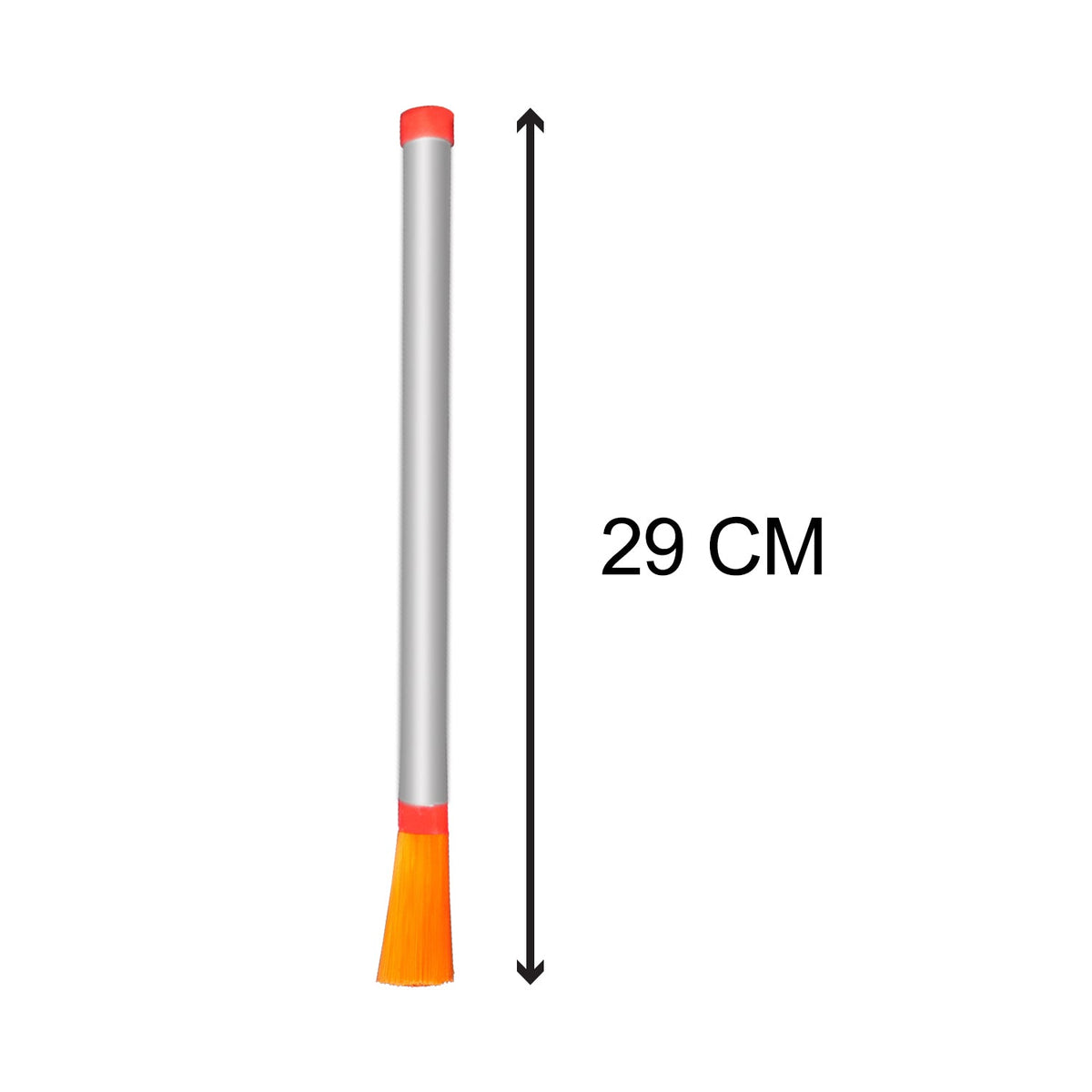 Compact dust brush with steel body for efficient cleaning