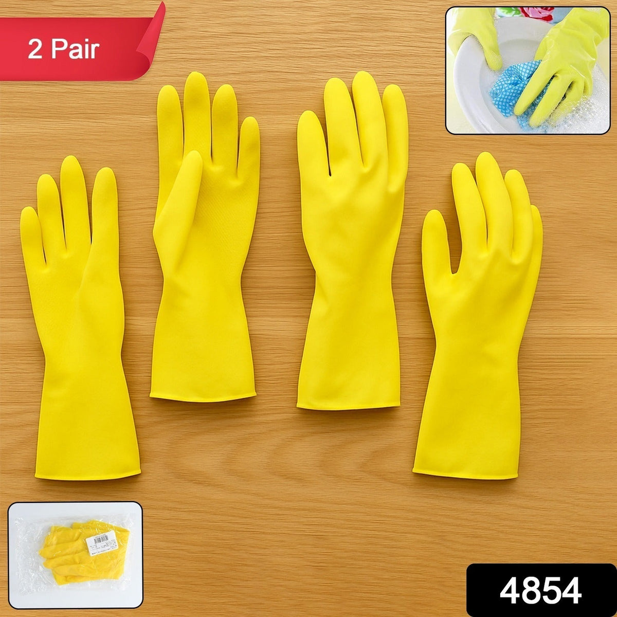 Silicone gloves for cleaning